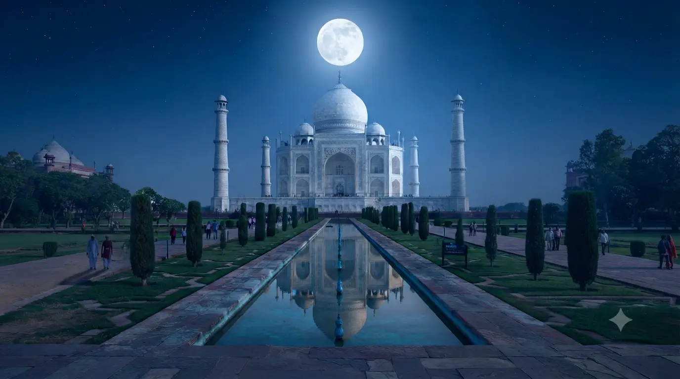 Taj Mahal Full Moon Tour